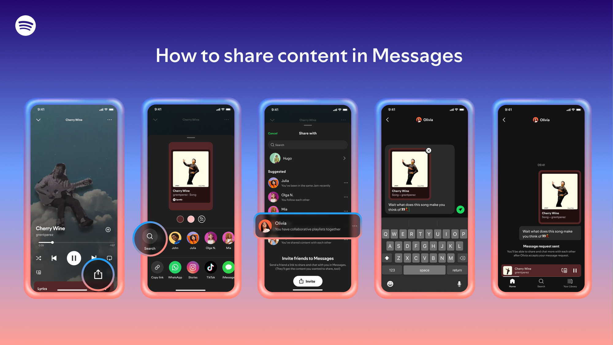 Spotify adds DMs