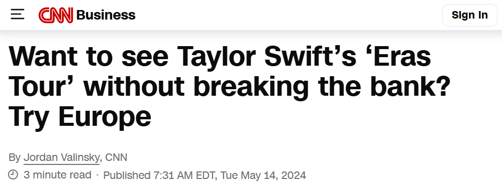 Taylor Swift Tickets