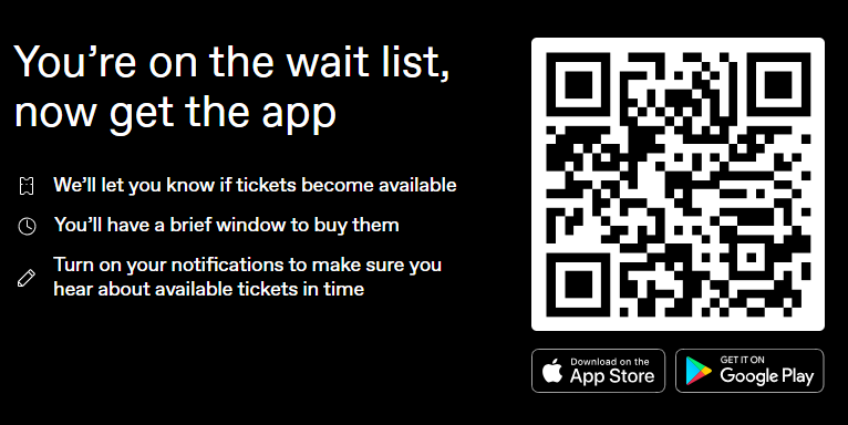 Fans First Concert Industry Ticket waitlist