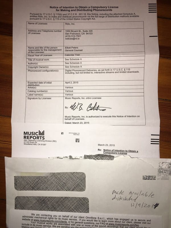 Deficient Backdated Rdio MRI notice