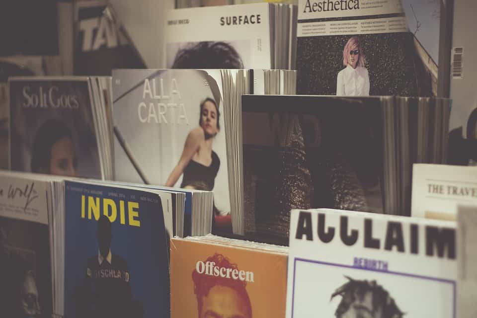 Indie music magazine with modern design and bold typography for music enthusiasts and industry insiders.