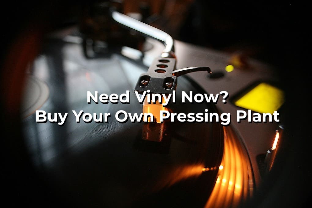 Need vinyl now? Buy your own pressing plant for creating custom records and expanding your music production capabilities. Perfect for independent artists, DIY musicians, and record label entrepreneurs.