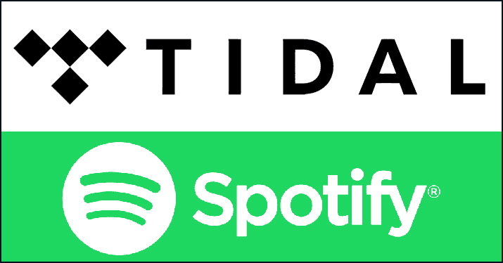 Spotify and tidal partnership logo representing music streaming collaboration, digital music platform integration, and enhanced user experience in the music industry.