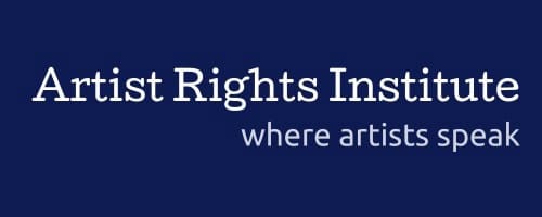 Artist Rights Institute logo emphasizing artists' rights and advocacy in the music industry for increased visibility and search relevance.