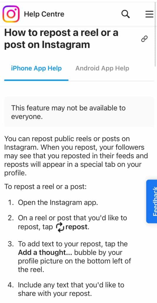 Instagram and Facebook changes