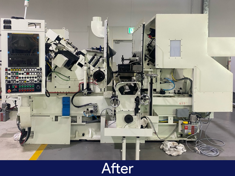 Machine After Repair – Customer A 고객사 A사의 기계 수리 후 모습 ⓒ ORSKOREA 오알에스코리아