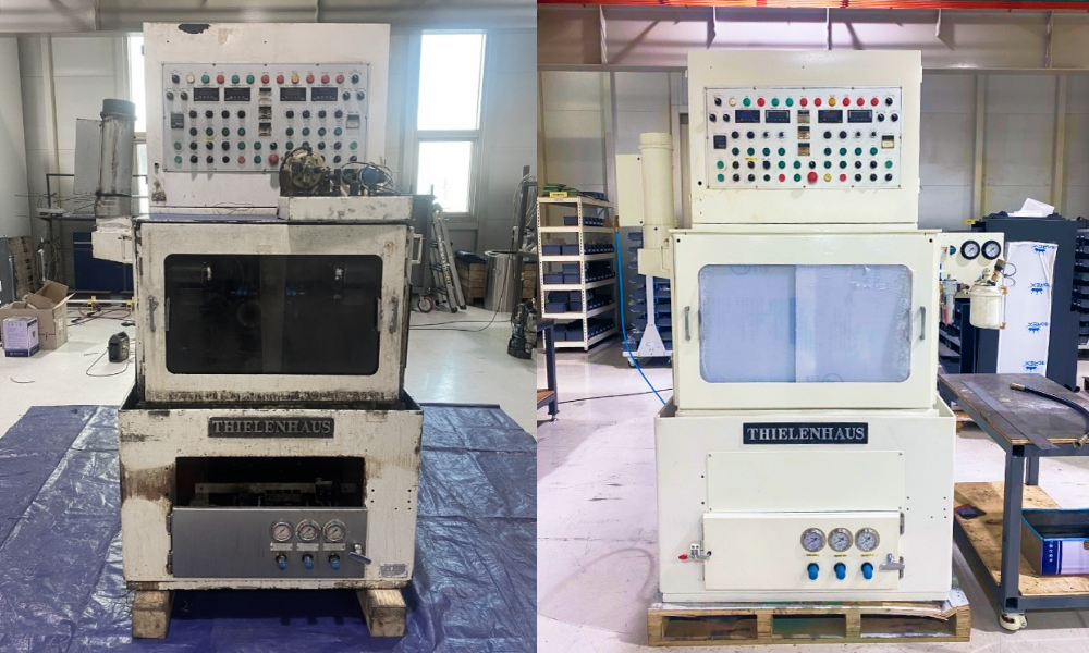 Before and After Retrofit of German Thielenhaus Superfinishing Machine 독일 틸렌하우스 슈퍼피니싱 리트로핏 전 후 | ⓒ ORSKOREA 오알에스코리아