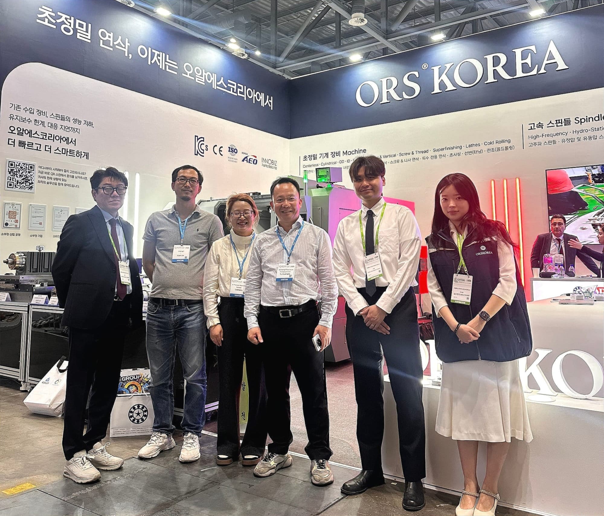 Junlang Precision at the ORSKOREA booth during SIMTOS ⓒ ORSKOREA 오알에스코리아