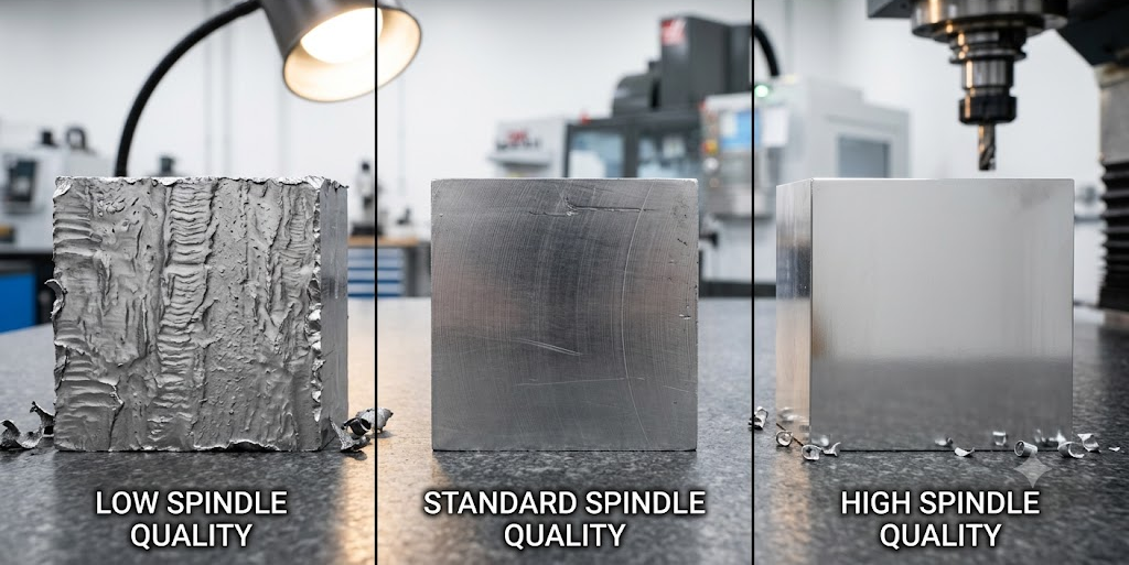 밀링스핀들에 따른 가공품질 (AI 생성이미지) | Machining Quality by Milling Spindle (AI-Generated Image) ⓒ Gemini