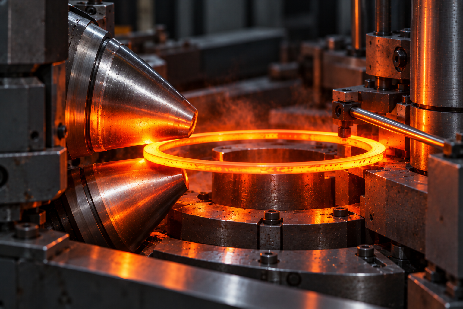 Thin section ball bearing forging  ⓒ Chatgpt (AI-Generated image)