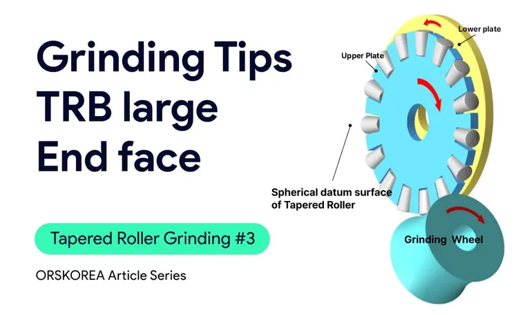Tips to Grind Quality of Tapered Roller Large End Face | Tapered Roller Grinding EP. 3