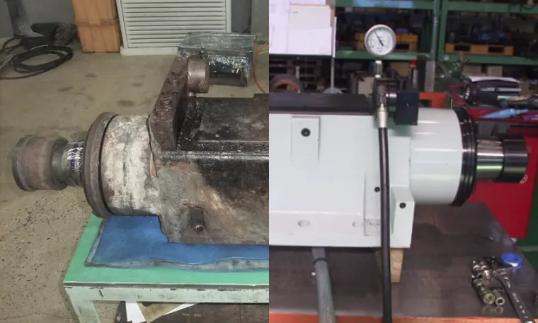 Japanese Hydrostatic Spindle Repair & Upgrade 일본산 유정압 스핀들 수리 사례 | Spindle Retrofit  EP.1