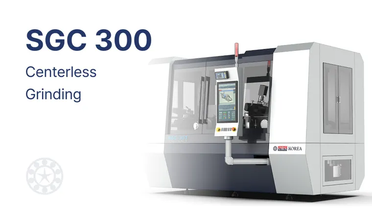 New Universal Full Cover Centerless Grinding Machine | 무심연삭기 SGC 300