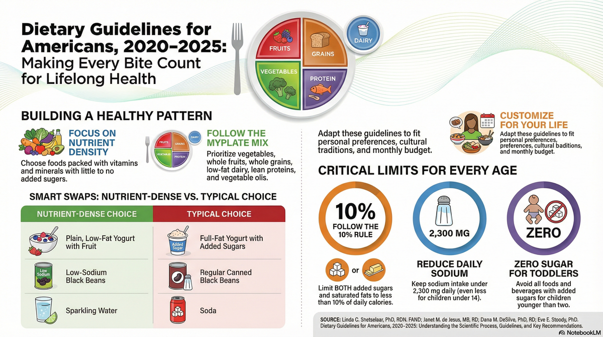 Make Every Bite Count: Your Lifelong Health Roadmap in the "Dietary Guidelines for Americans, 2020–2025"