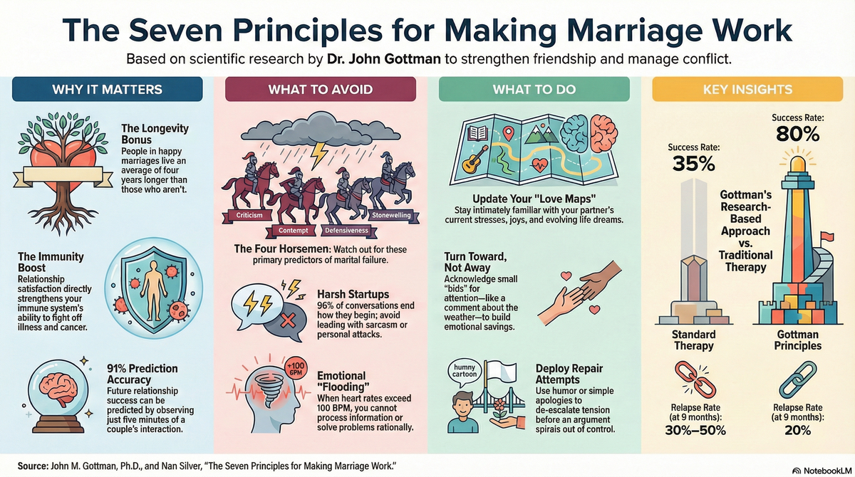 Love, Science, and "The Seven Principles for Making Marriage Work": How to Build a Relationship That Lasts