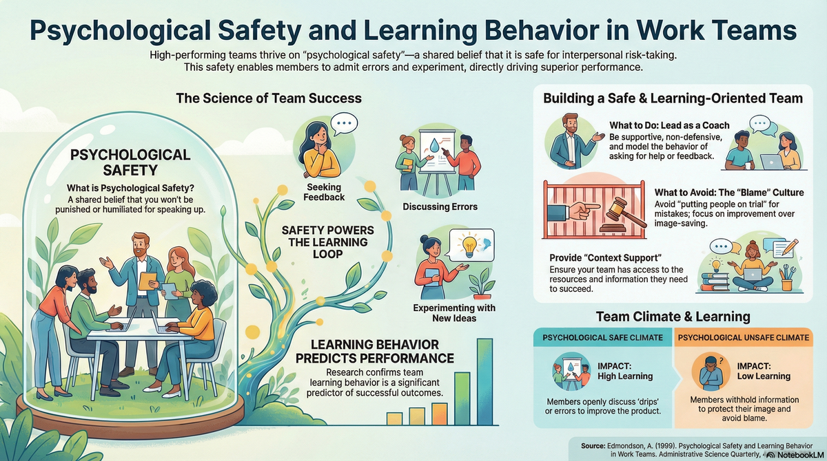 The Secret to Unstoppable Teams: Unpacking "Psychological Safety and Learning Behavior in Work Teams"