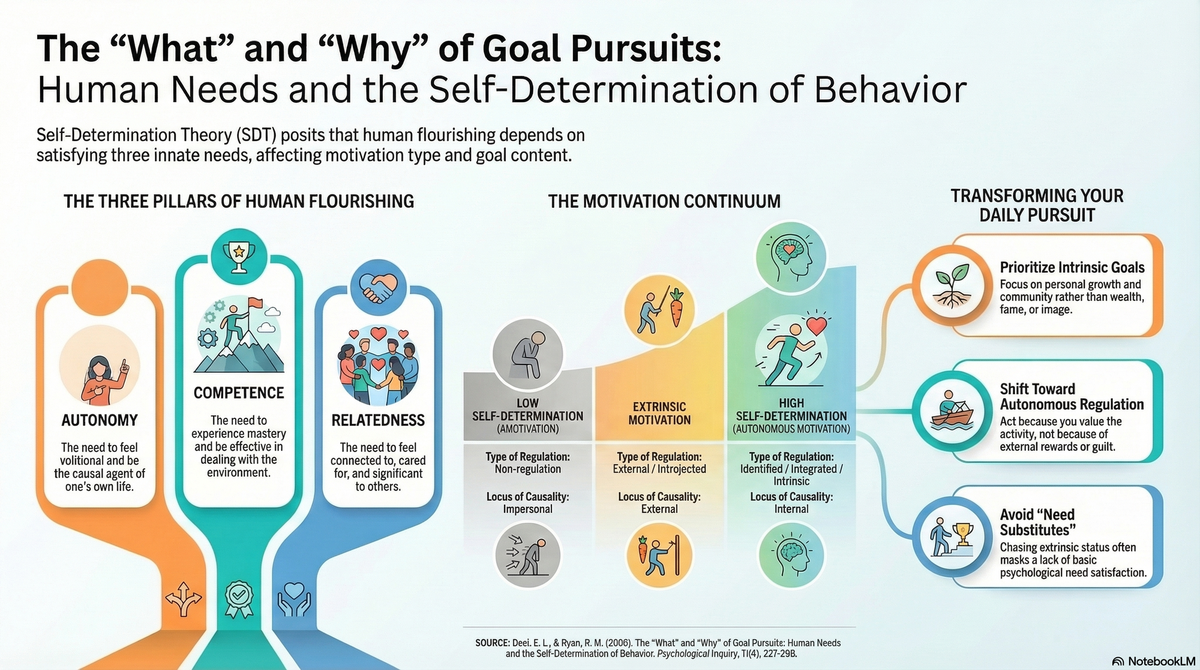 Why Chasing Trophies Leaves Us Empty: Everyday Lessons from "The “What” and “Why” of Goal Pursuits: Human Needs and the Self-Determination of Behavior"