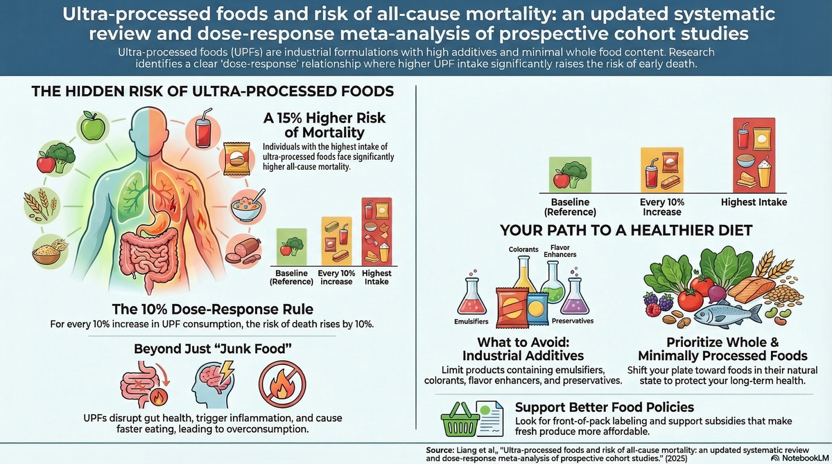 The Hidden Cost of Convenience: Breaking Down "Ultra-processed foods and risk of all-cause mortality: an updated systematic review and dose-response meta-analysis of prospective cohort studies"