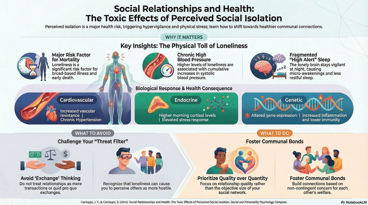 The Hidden Poison of Modern Life: Understanding "Social Relationships and Health: The Toxic Effects of Perceived Social Isolation"