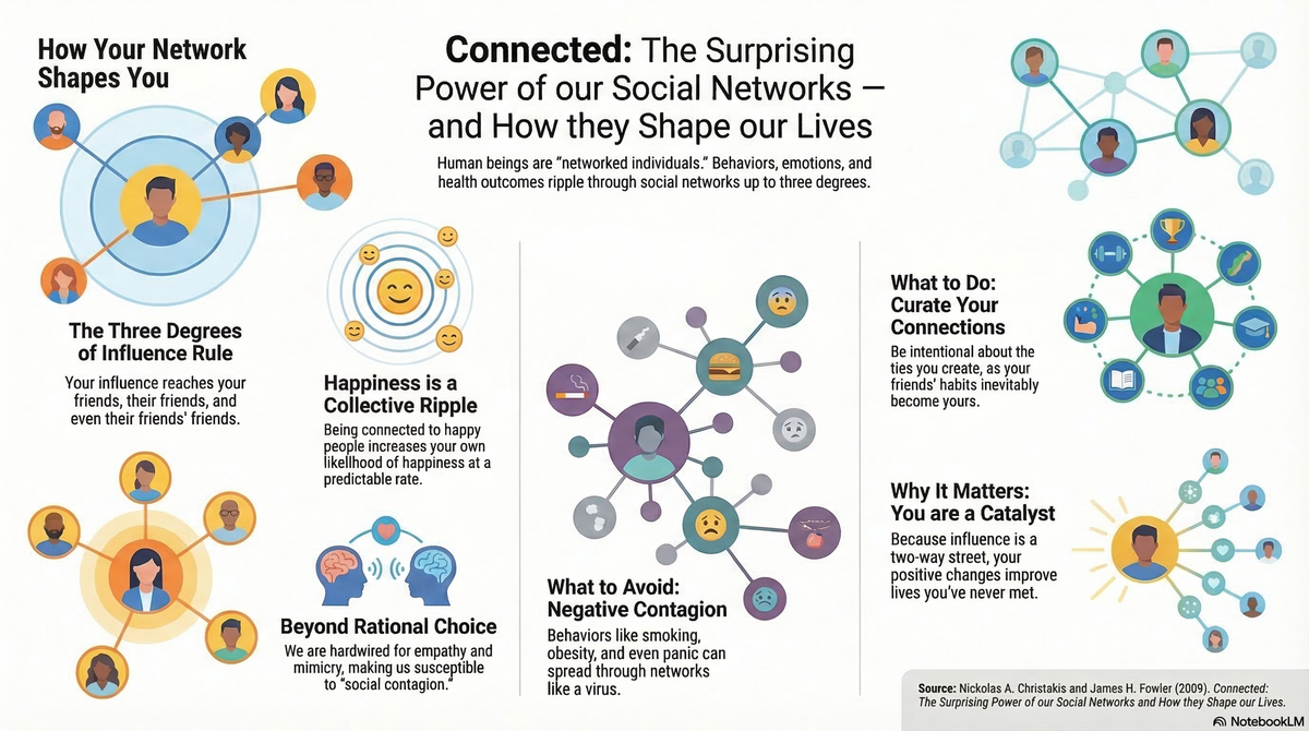 The Invisible Ripple: What "Connected: The Surprising Power of our Social Networks and How they Shape our Lives" Teaches Us About Who We Are