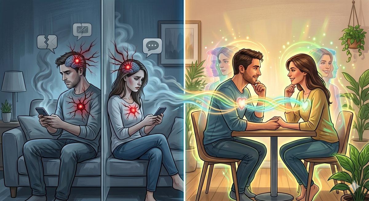 Why You Can Feel Lonely Even in a Relationship — and the 5 Science-Backed Mindsets That Rebuild Connection