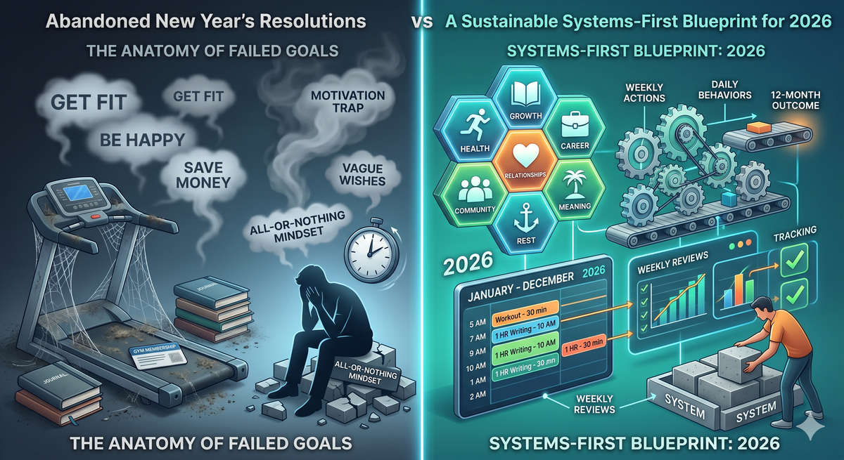 Why Most New-Year Goals      Fail — and How to Design Better Ones for 2026