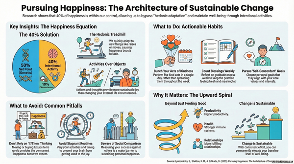 Designing a Joyful Life: The Science Behind "Pursuing Happiness: The Architecture of Sustainable Change"