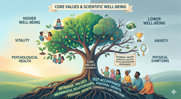 Why Living by Your Core Values Scientifically Increases Your Well-Being (And How to Start)