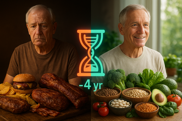 A Plant-Forward, Lower-Fat Diet May Actually Slow Your Biological Aging — Here's What the New Science Says