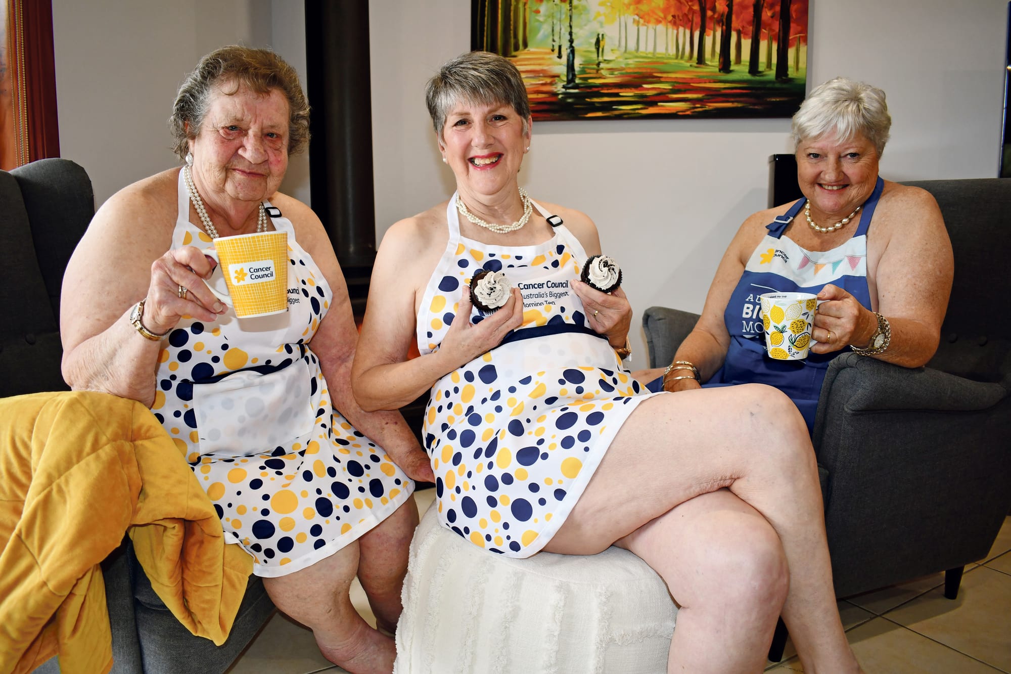 NAKED AND FAMOUS: Cheeky calendar for a cause