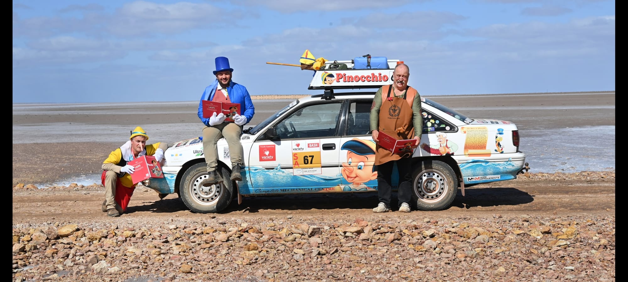 Team Pinocchio hits the fundraising road again