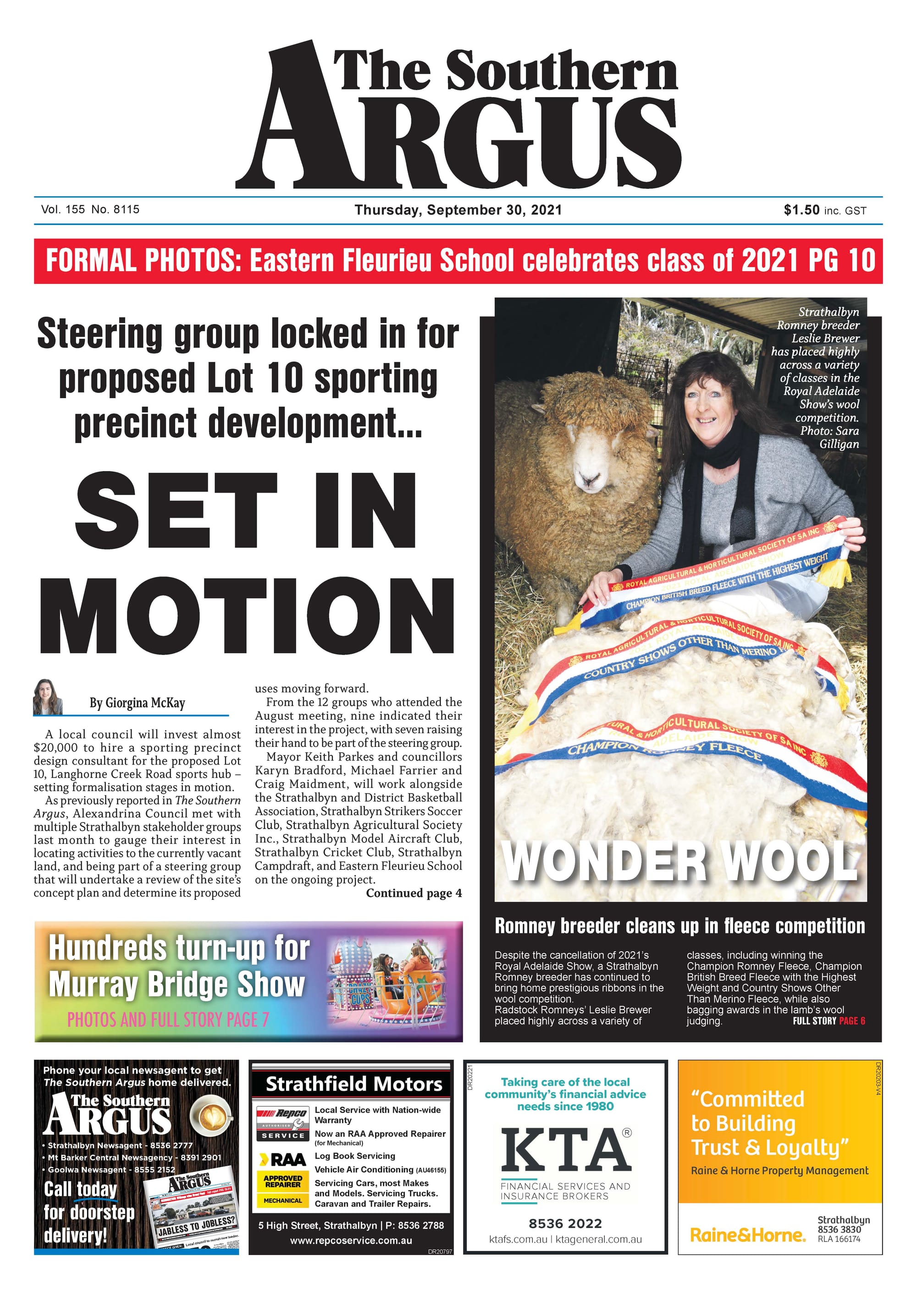 The Southern Argus - September 30, 2021