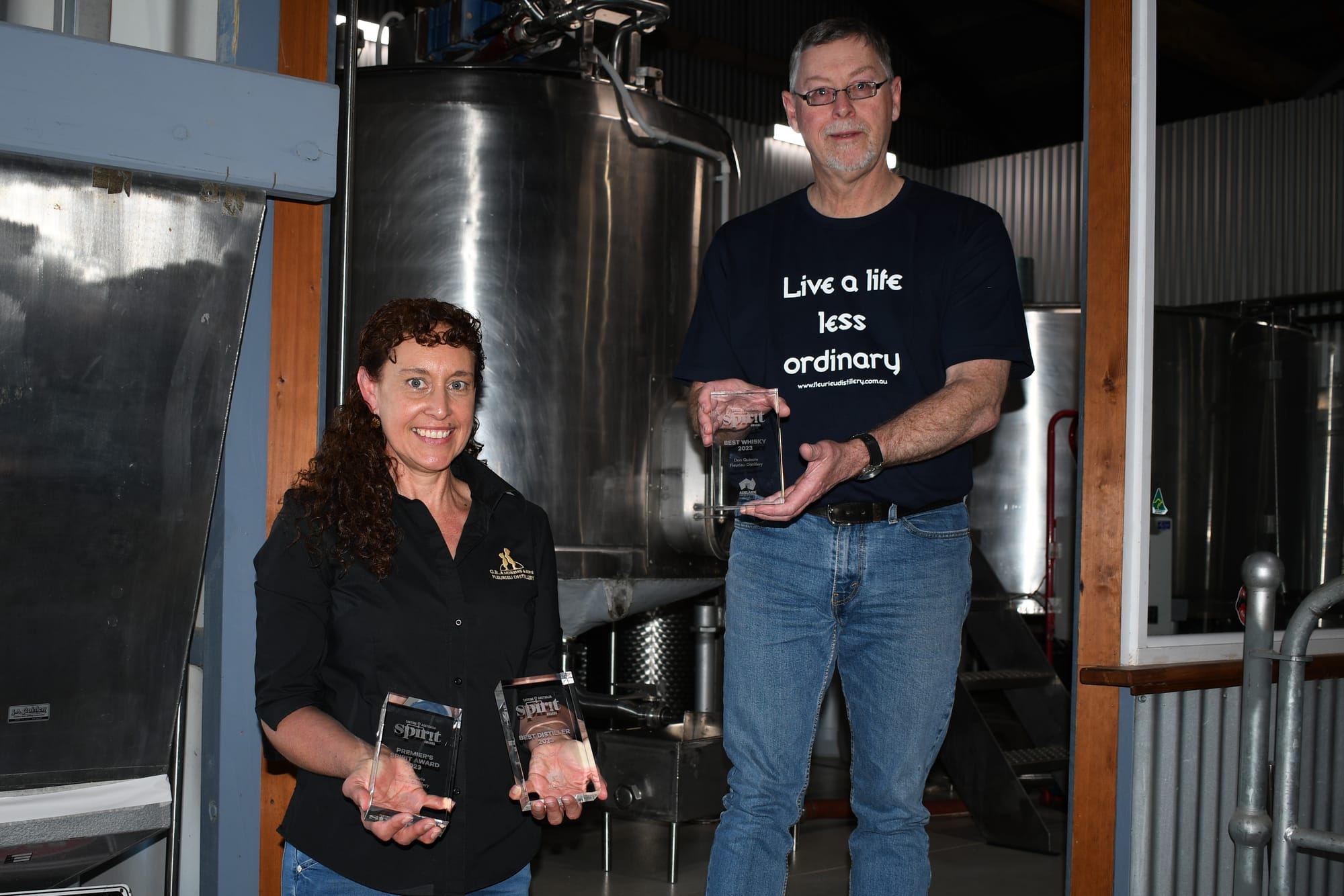 Fleurieu distillers whisked off their feet by awards haul
