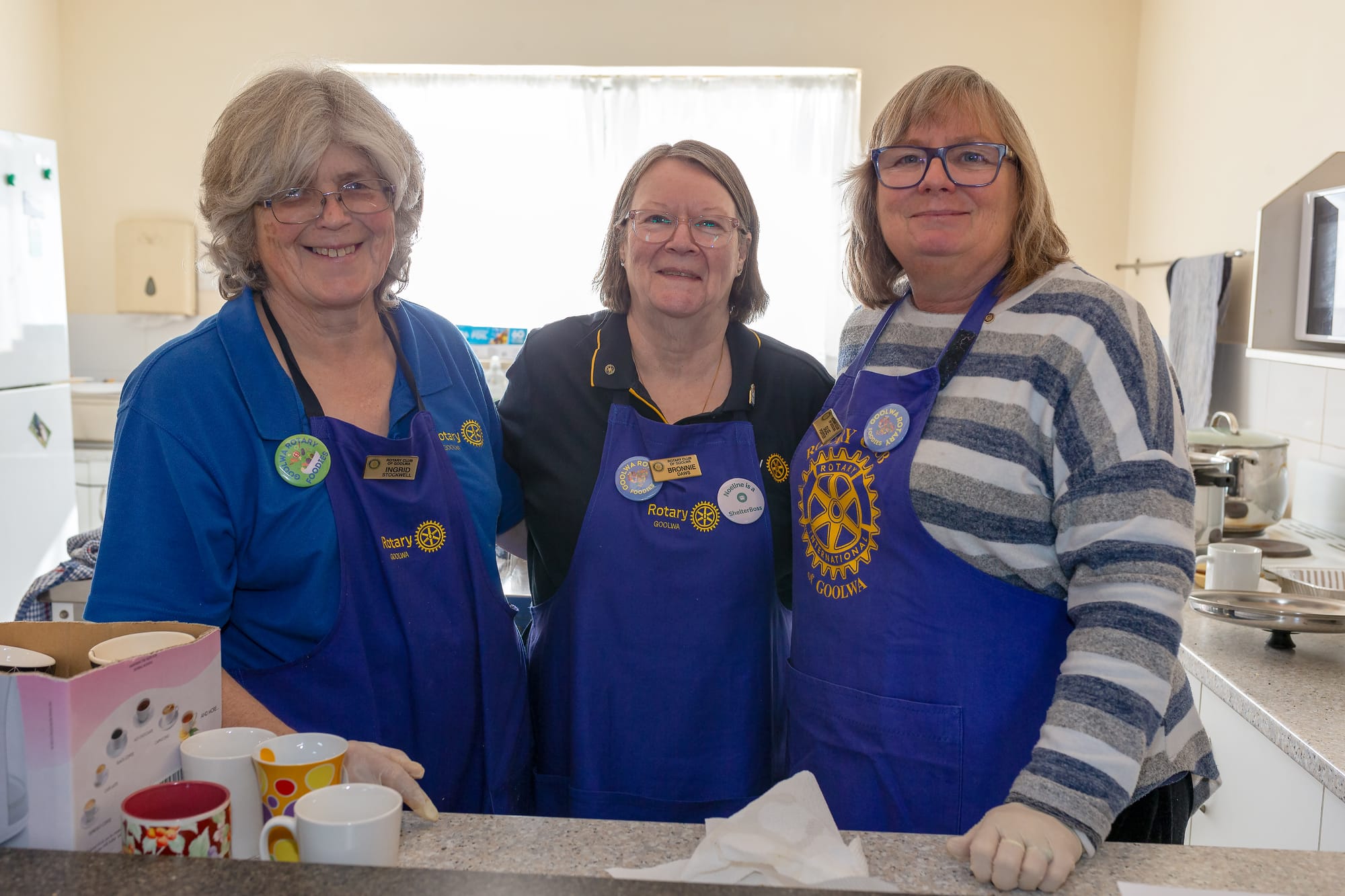 Rotary neighbours brought together