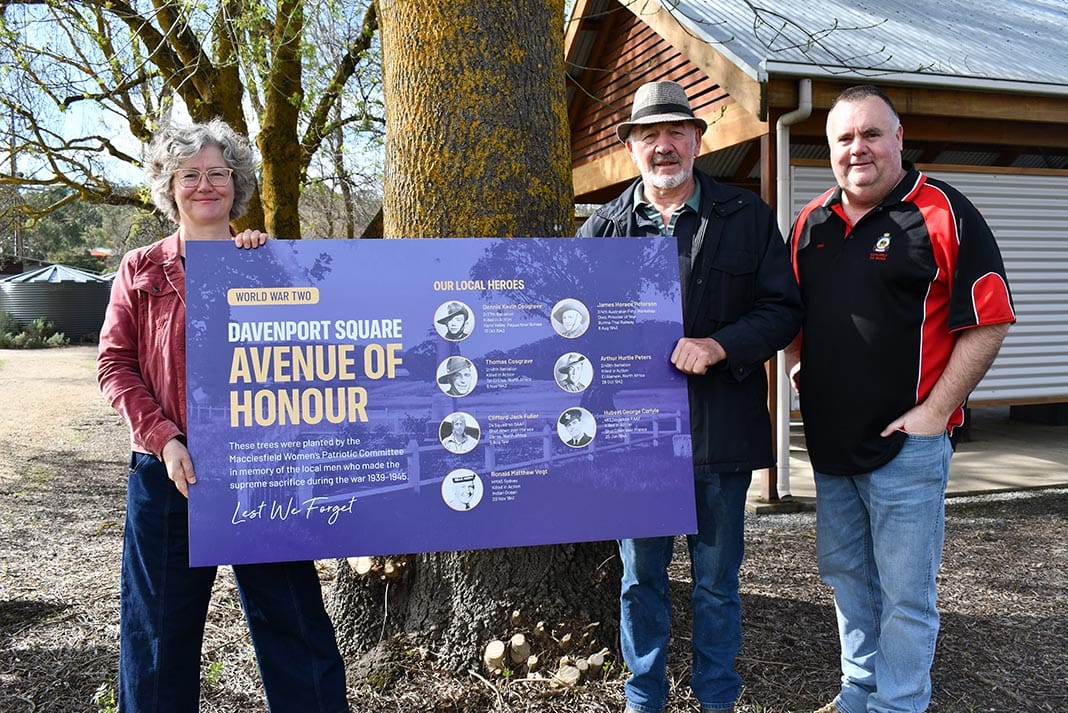 New sign to mark Maccy’s ‘Avenue of Honour’