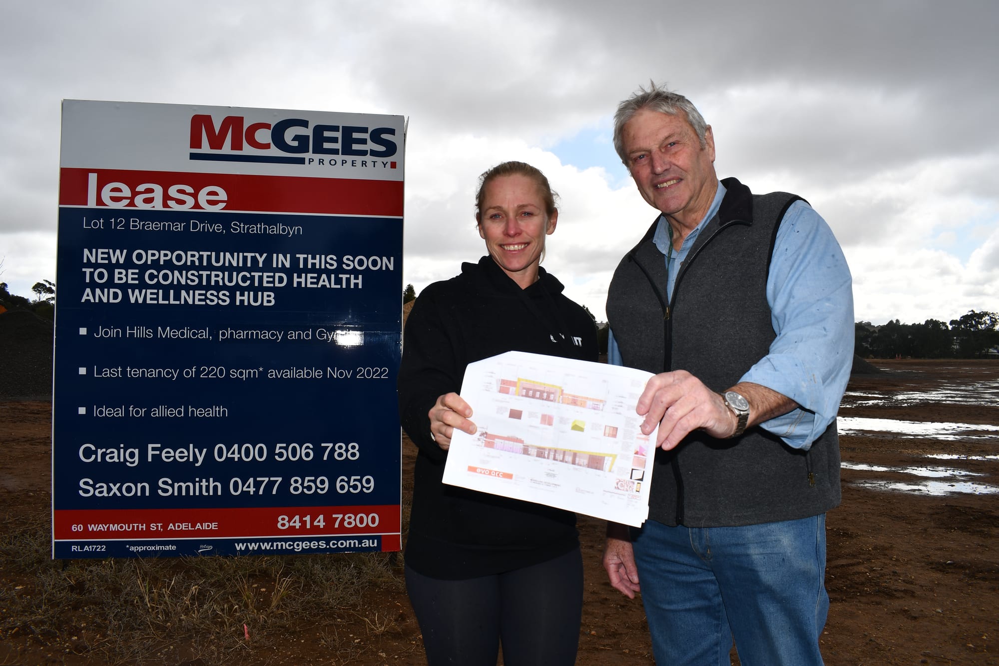 Workers on new Strathalbyn medical centre, pharmacy and gym ready to get moving