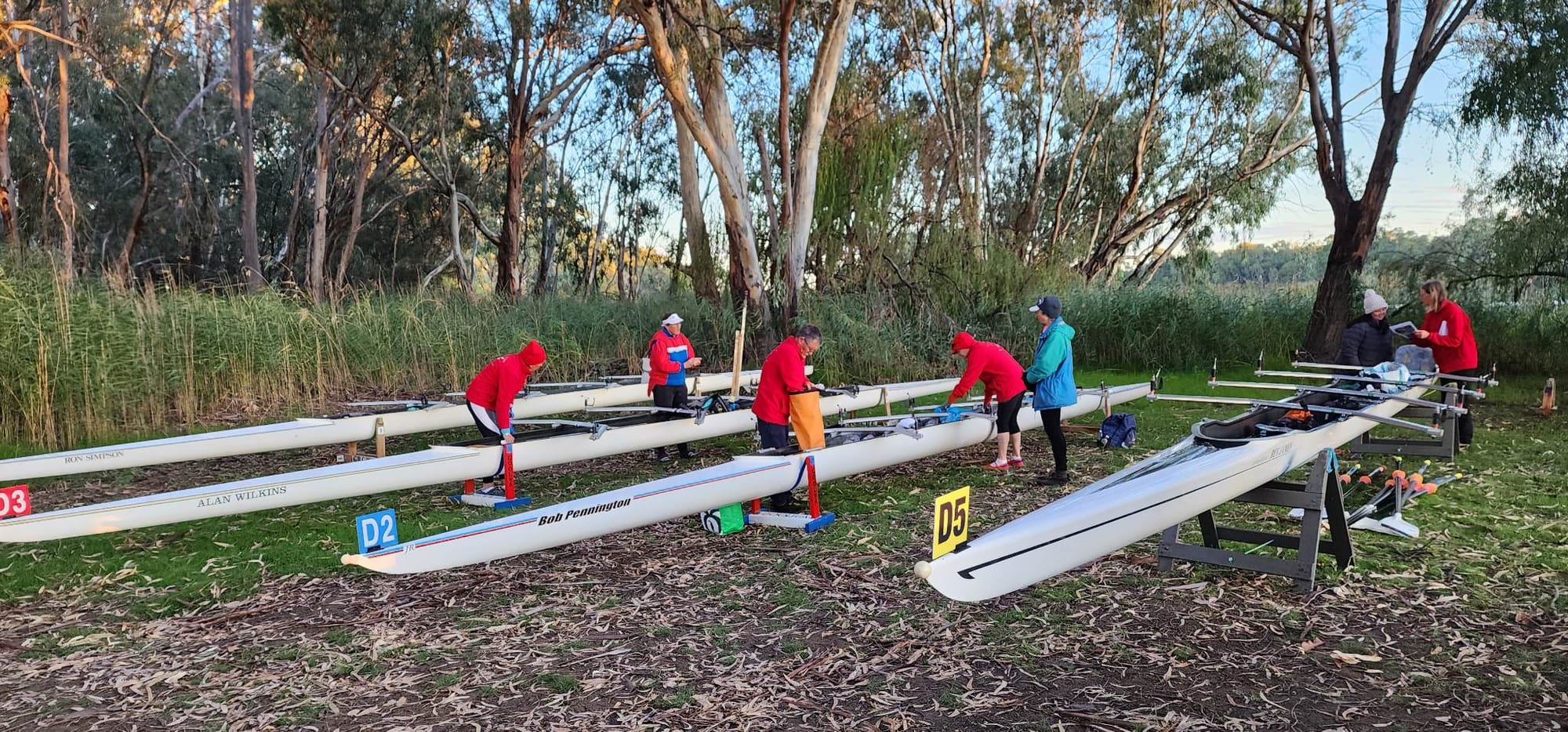 Goolwa rowers compete in Wharf to Woolshed