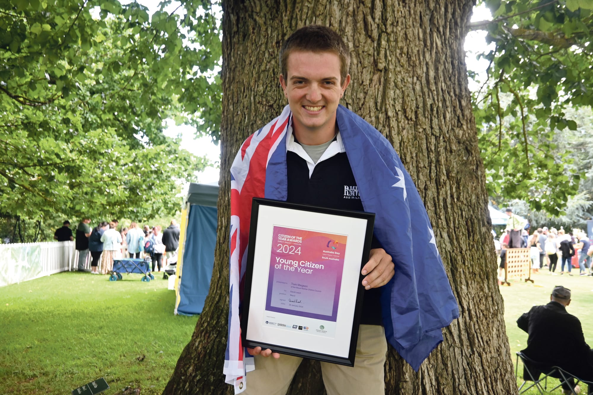 Young farmer showcases local agriculture