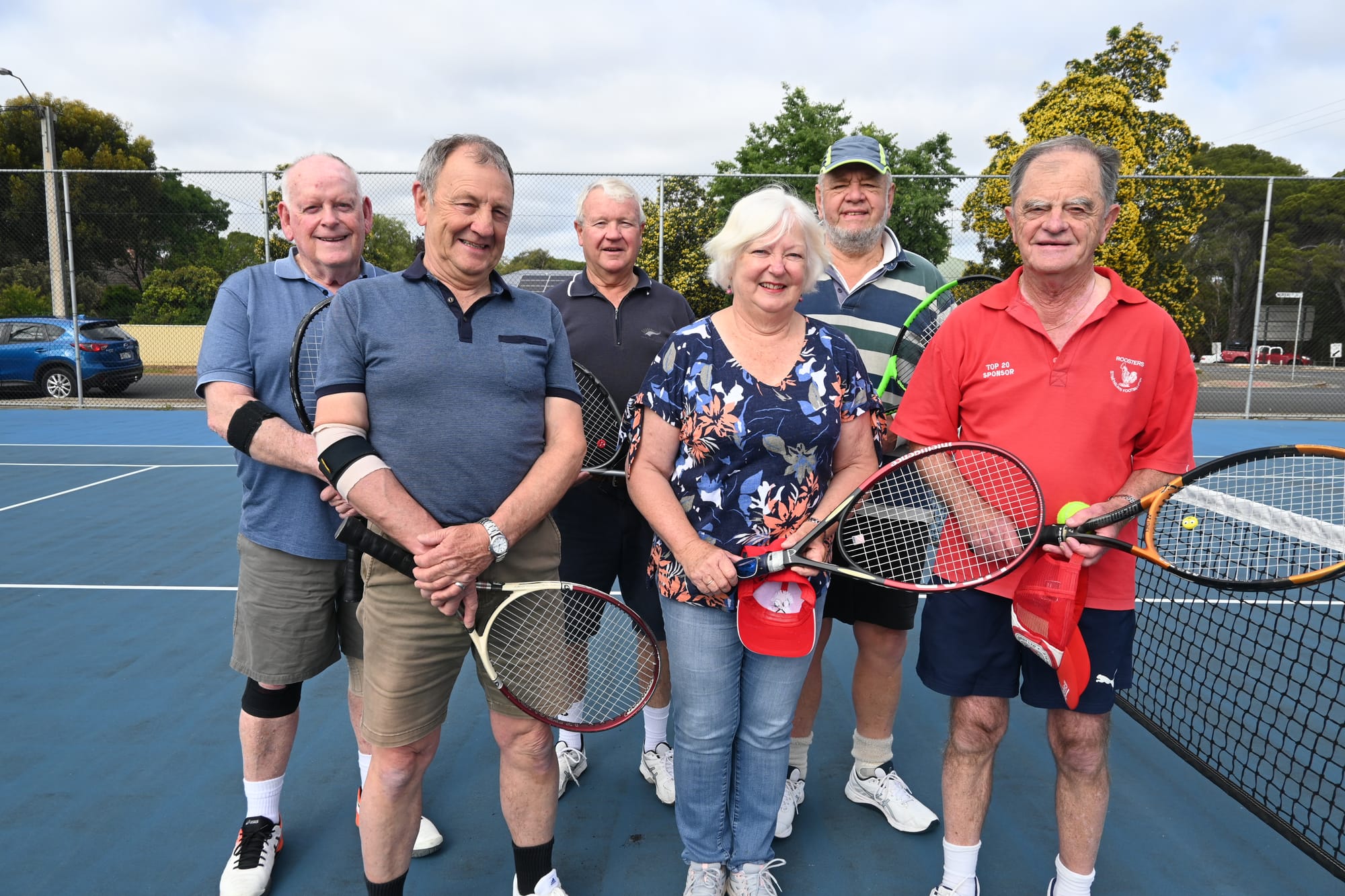 SOCIAL CLUB A HIT: Local tennis players invite others to join