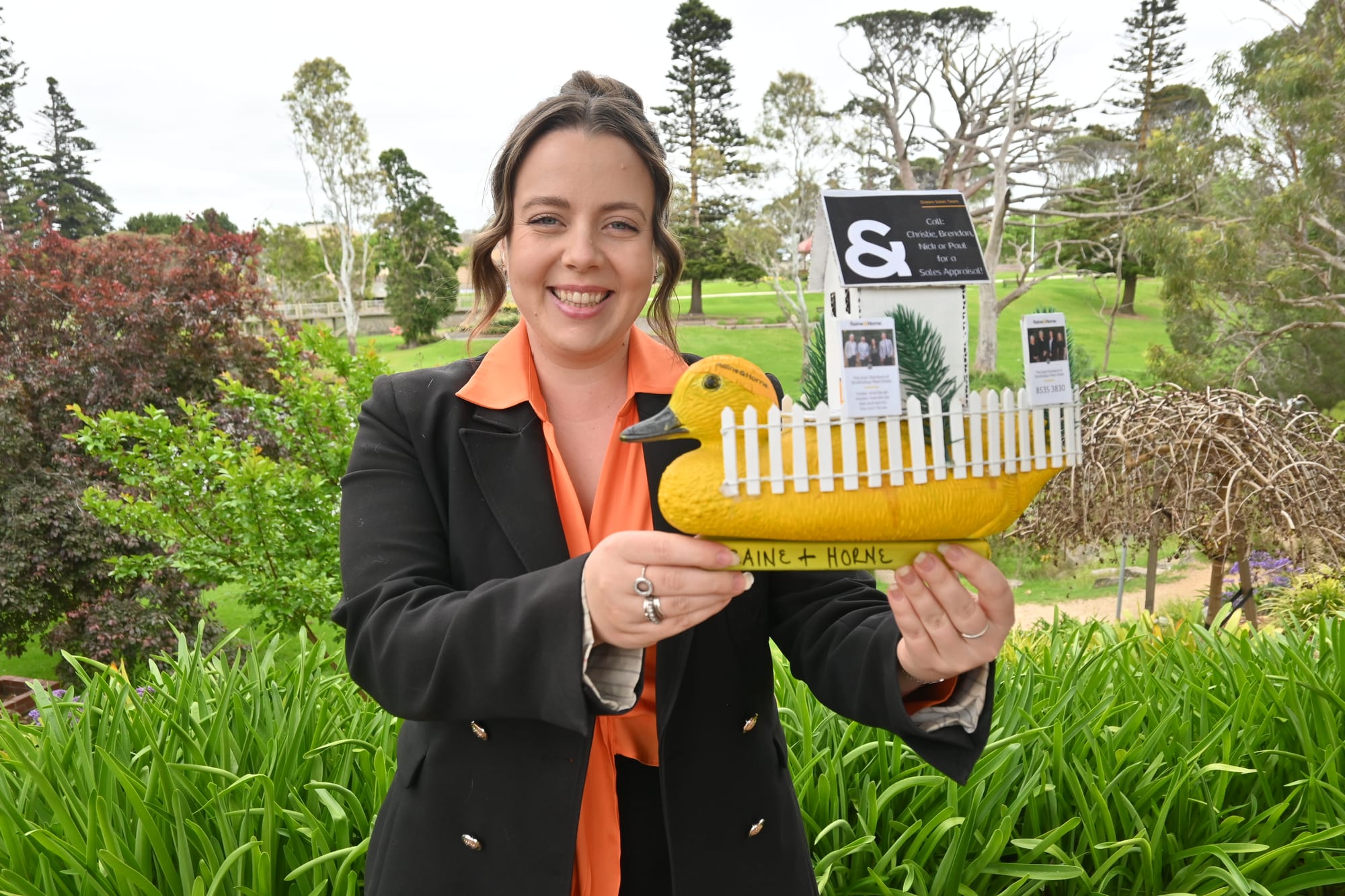 Businesses shake off their feathers to race