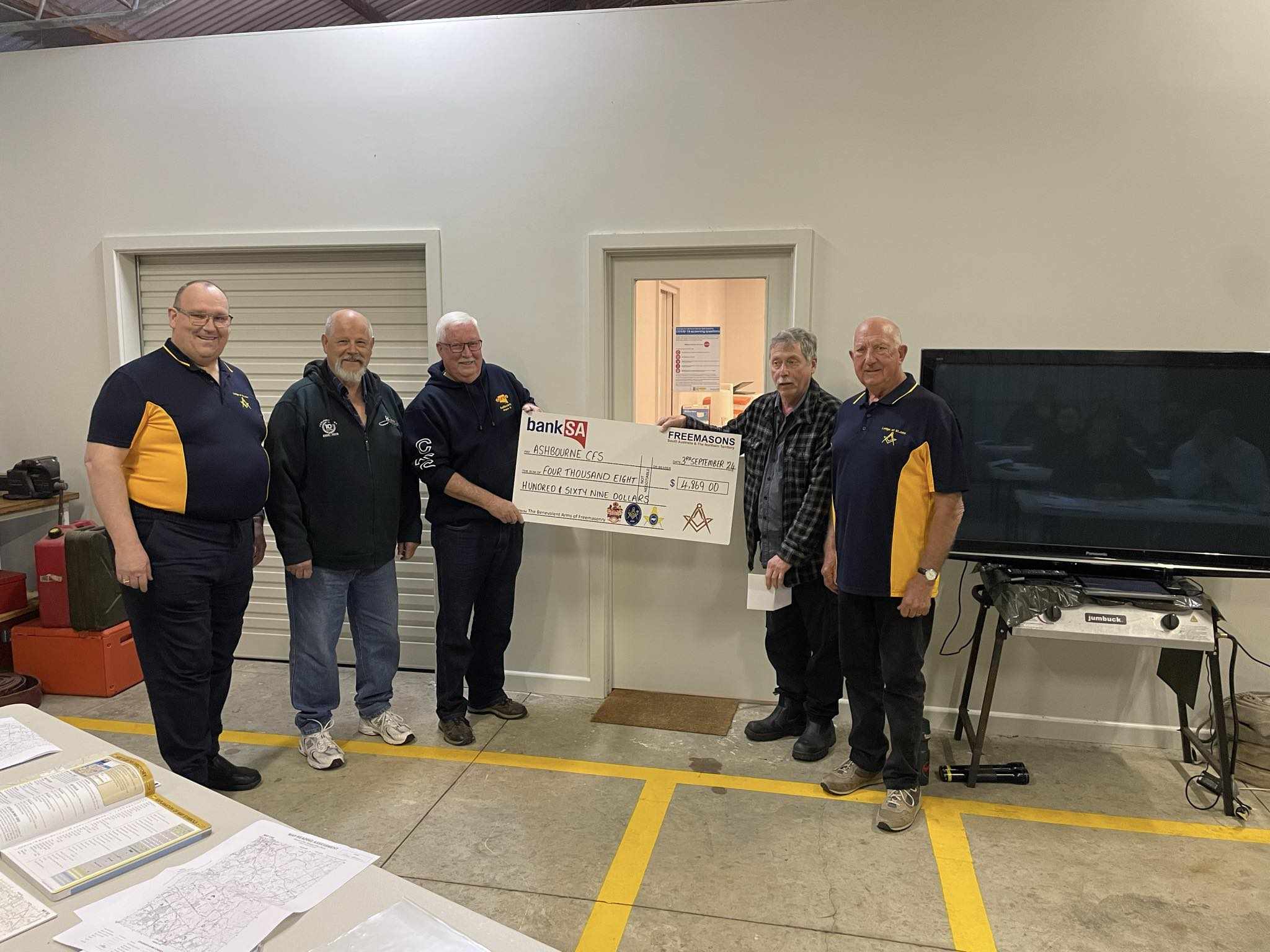 New lockers for Ashbourne CFS Brigade