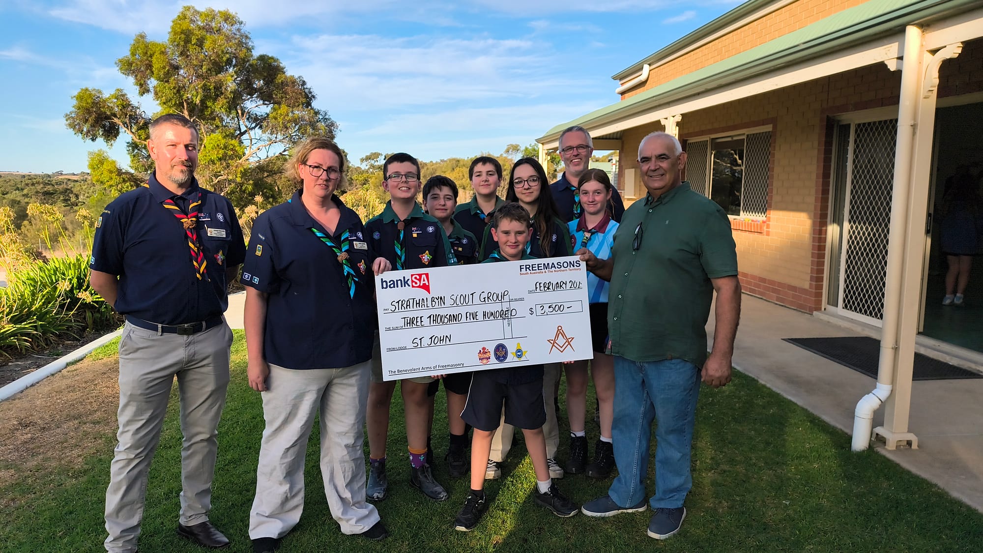 Donation made to Strathalbyn Scouts