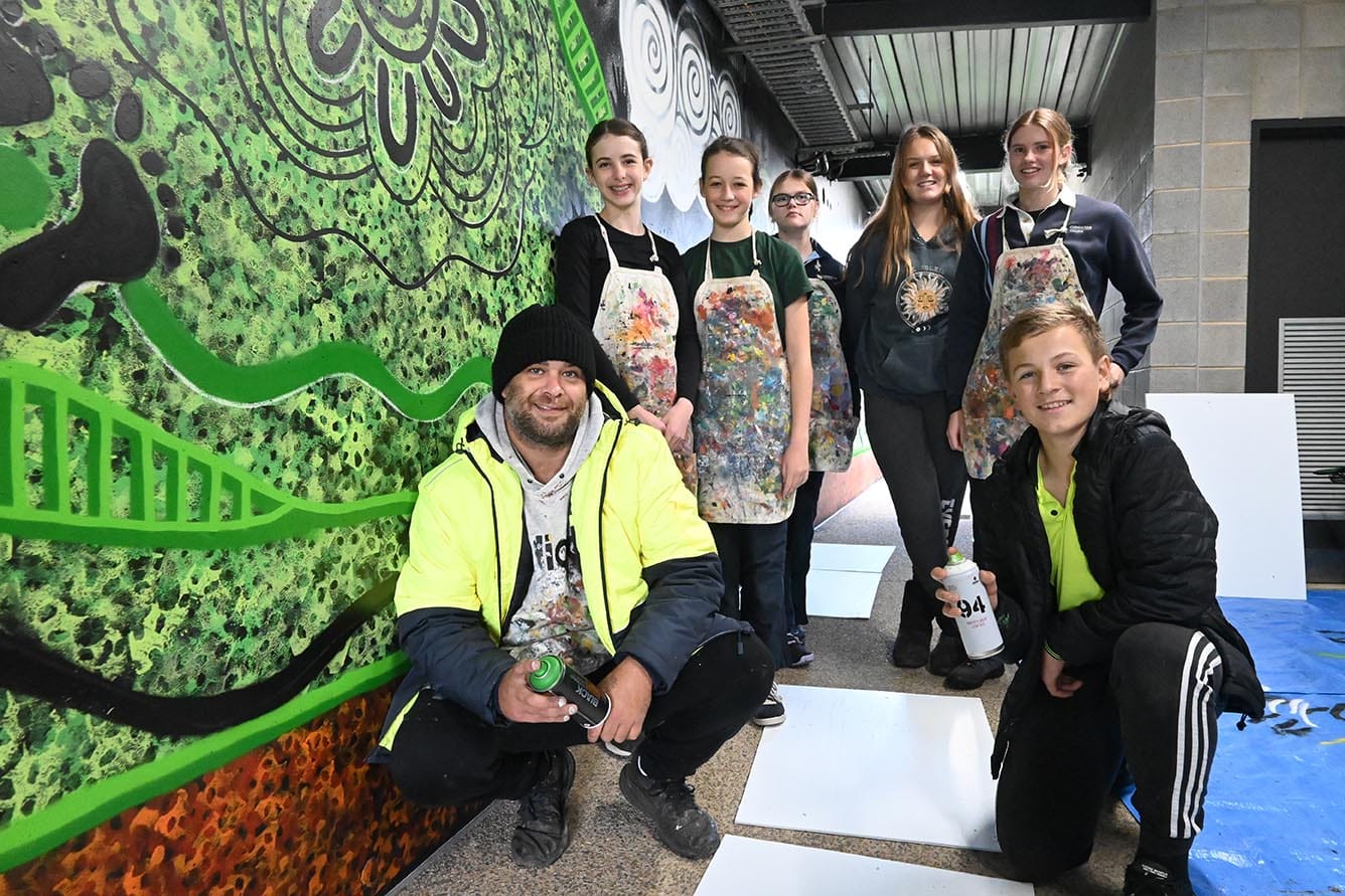 RECONCILIATION WEEK: Mount Barker mural connecting local students to country