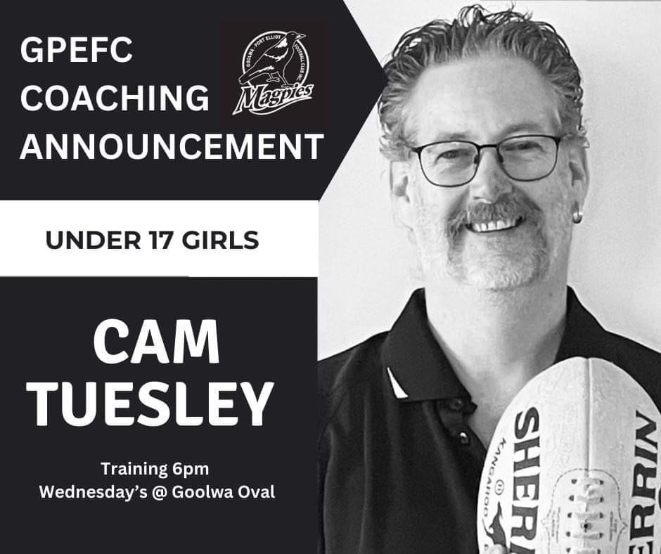 Goolwa/Port Elliot U17s coach ready to work hard