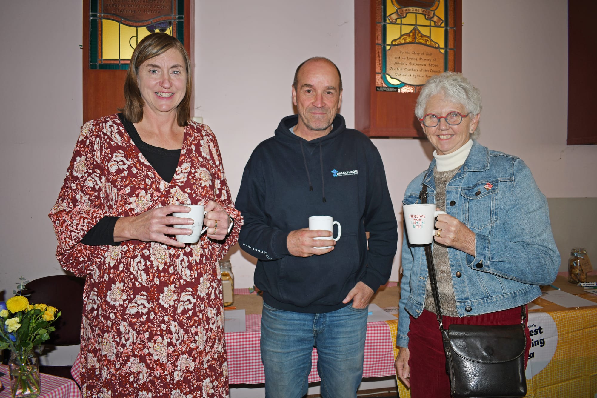 Meadows morning tea goes out with a bang