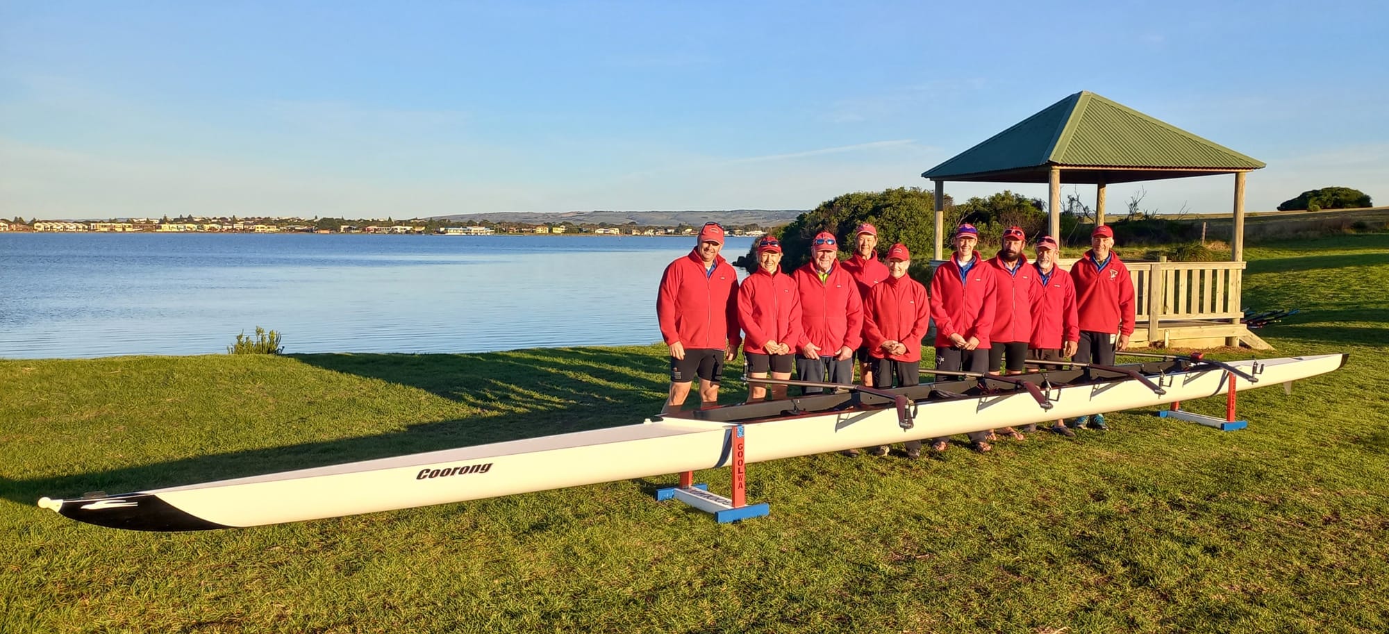 Goolwa Masters rowers competing in Sydney