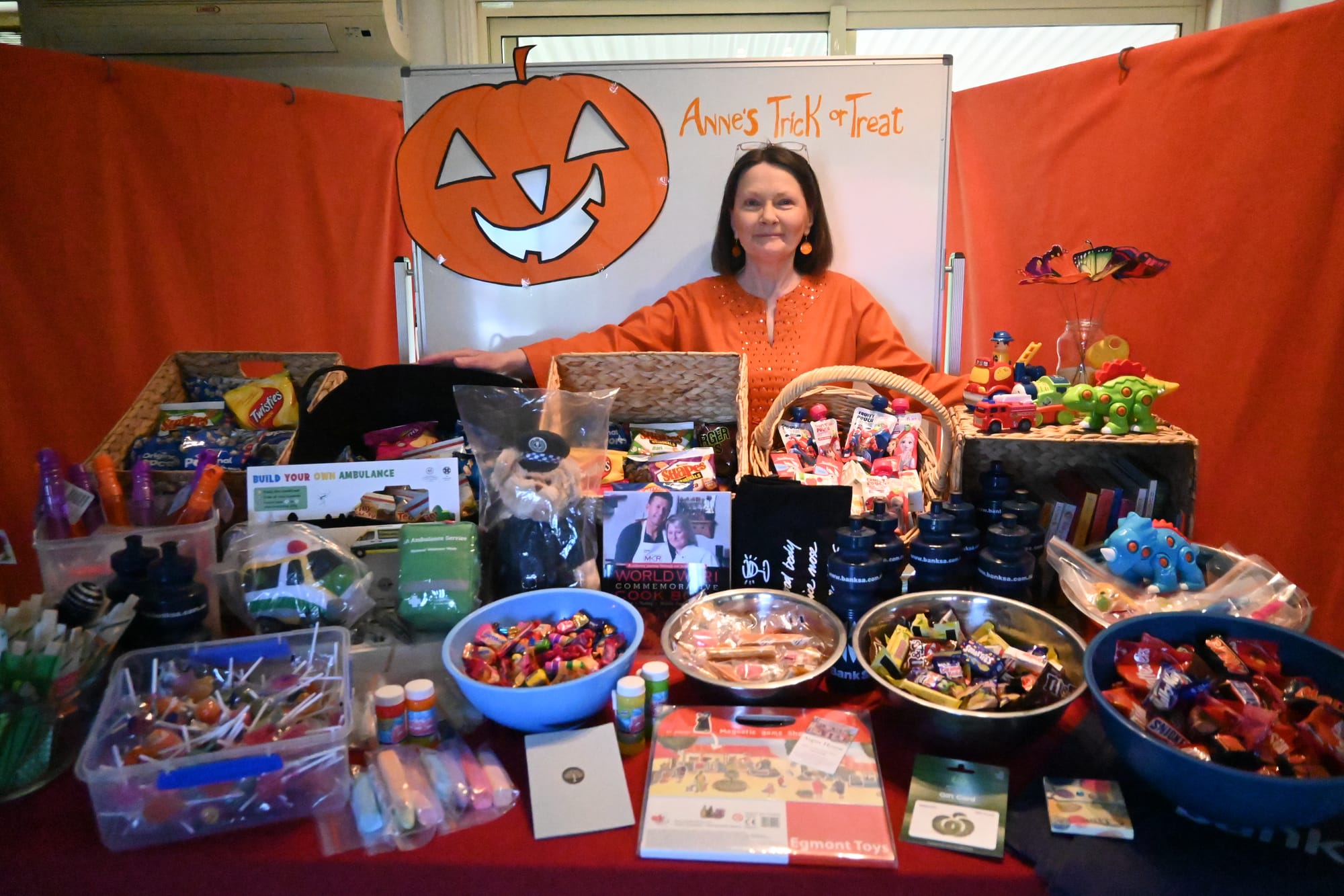 Trick-or-treating with a community-minded twist
