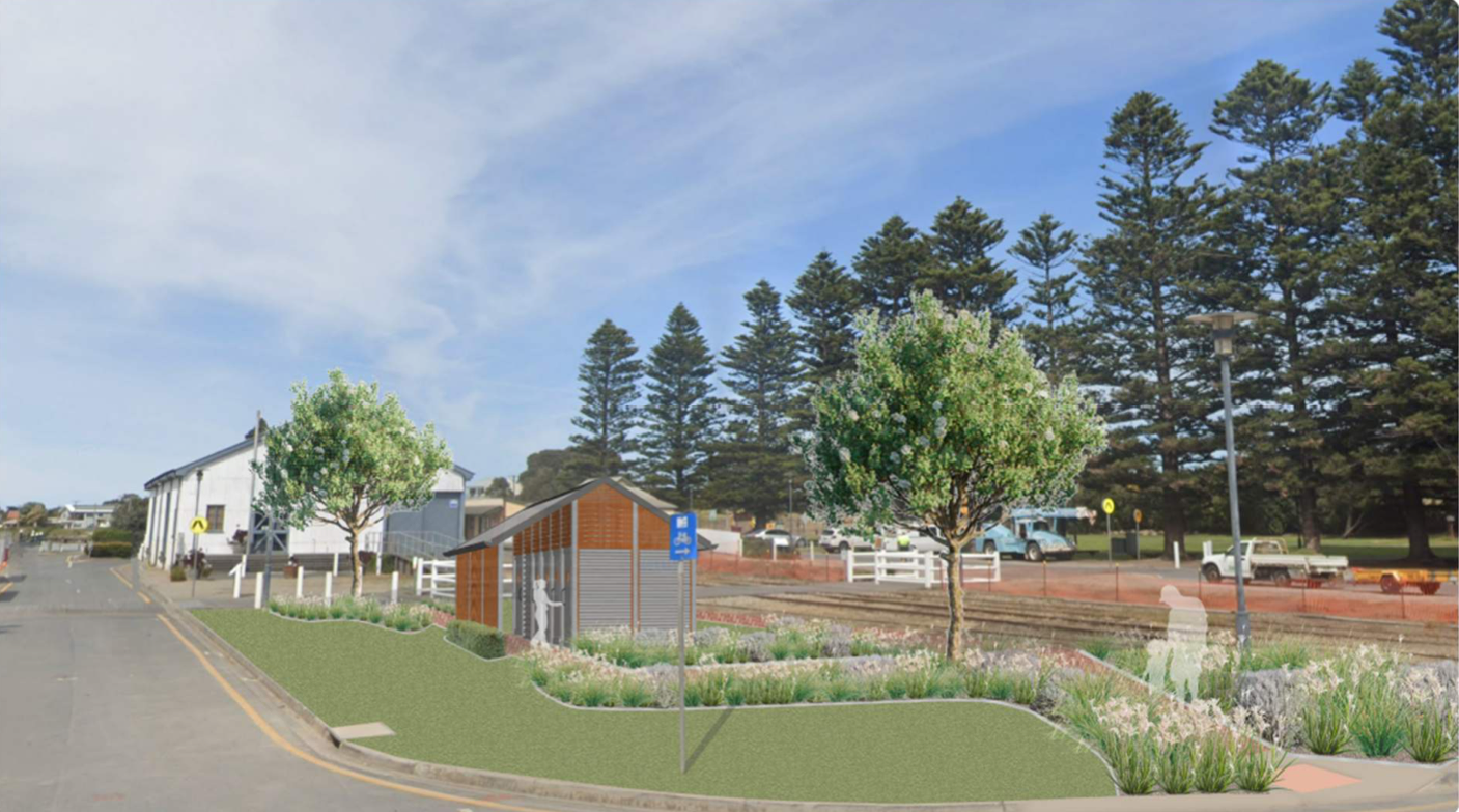Council prepares to landscape around new Goolwa Wharf toilet