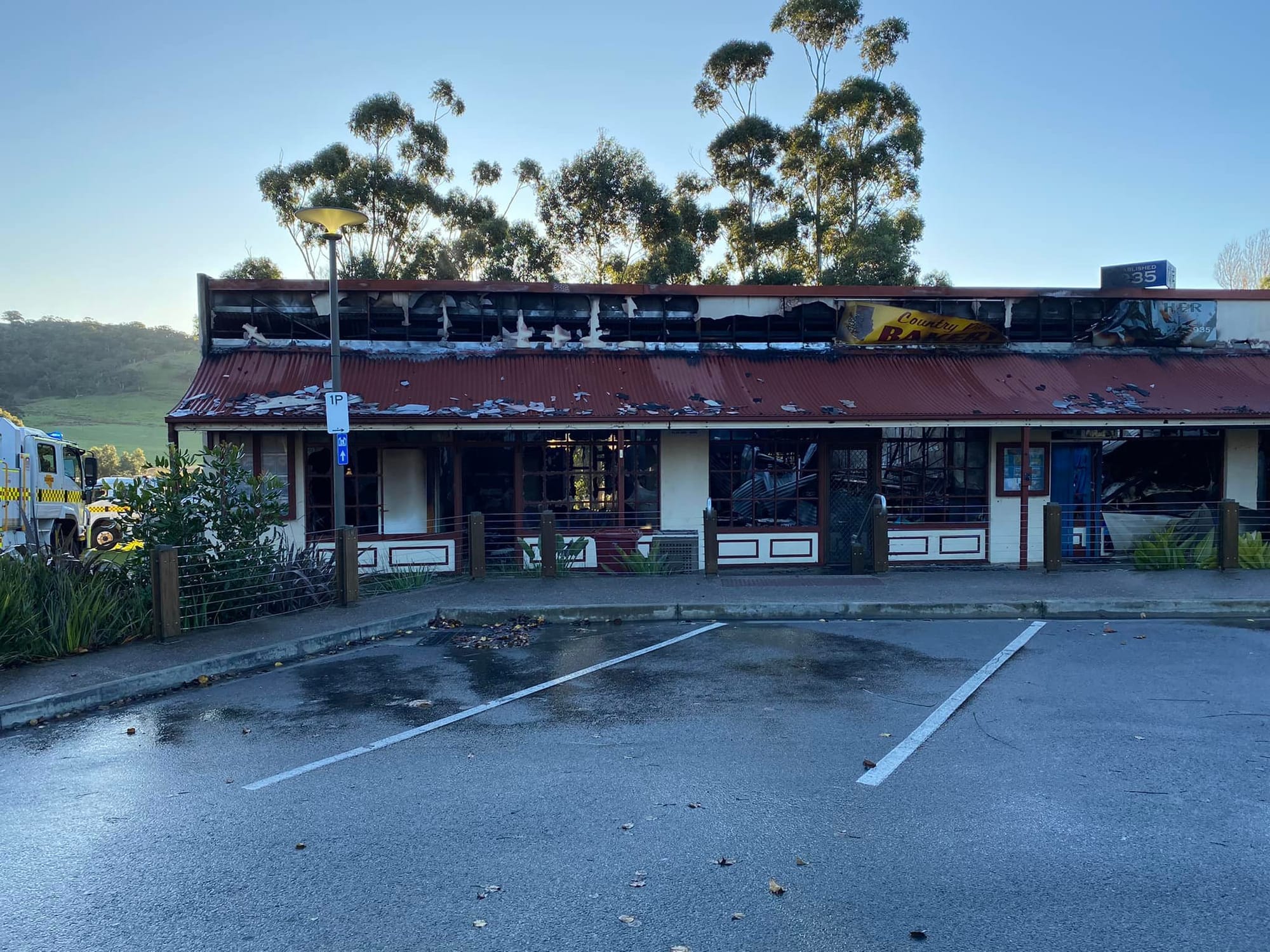 Suspicious Mount Compass fire destroys shopfronts, causes more than $1m damage