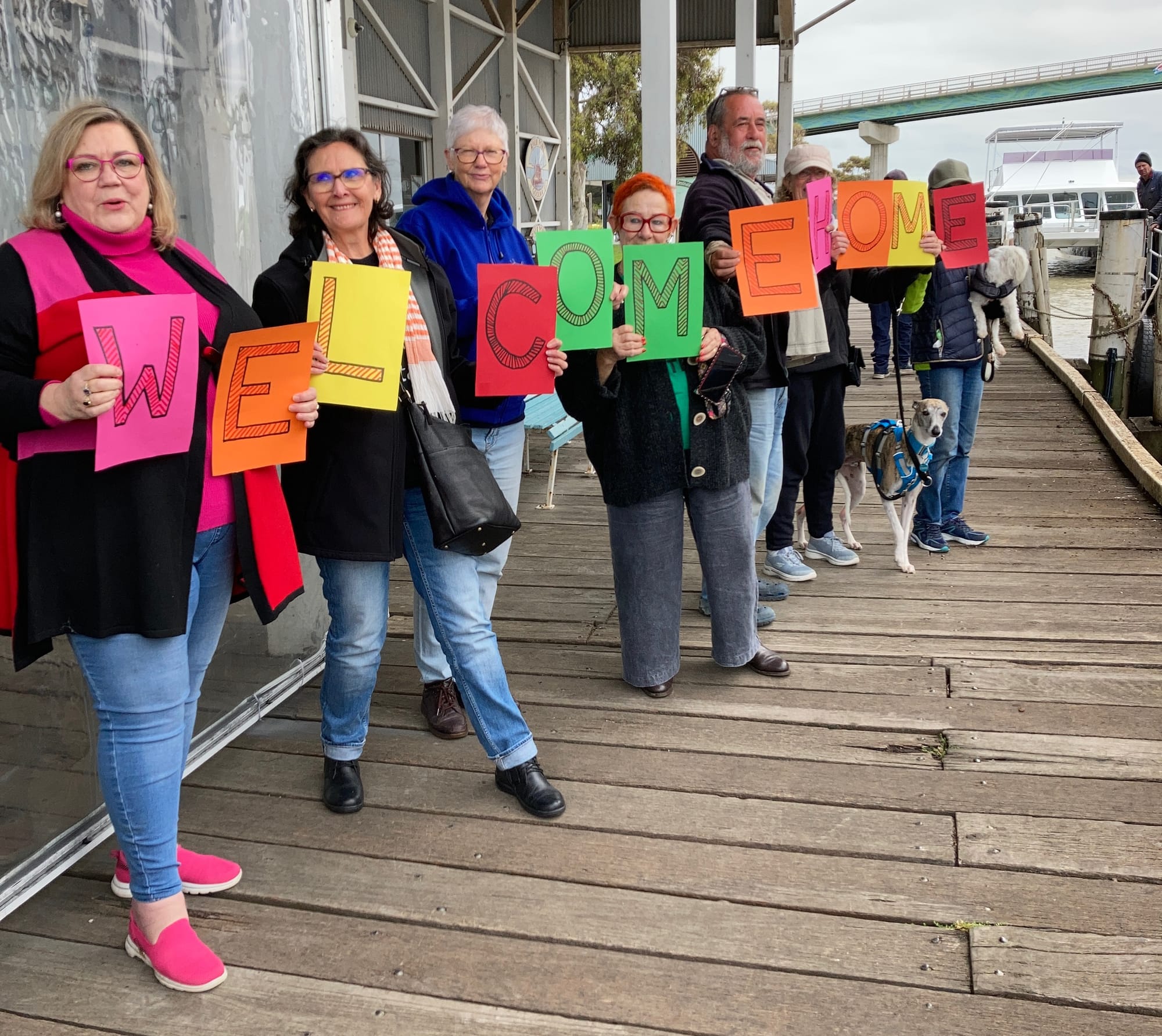 WELCOME HOME: Re-freshed Oscar W steaming towards birthday bash